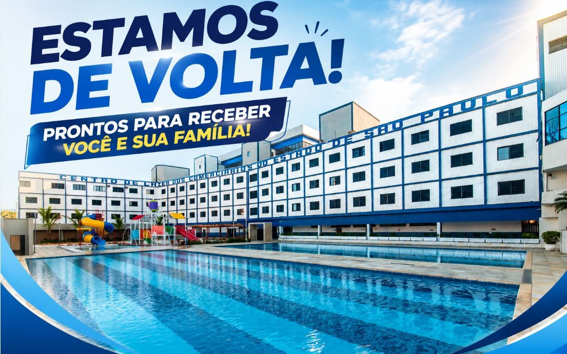 Centro de Lazer dos Comerciários em Praia Grande retoma atividades após período de reformas