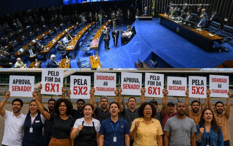 Fim da 6x1: Comerciários intensificam a pressão no Senado