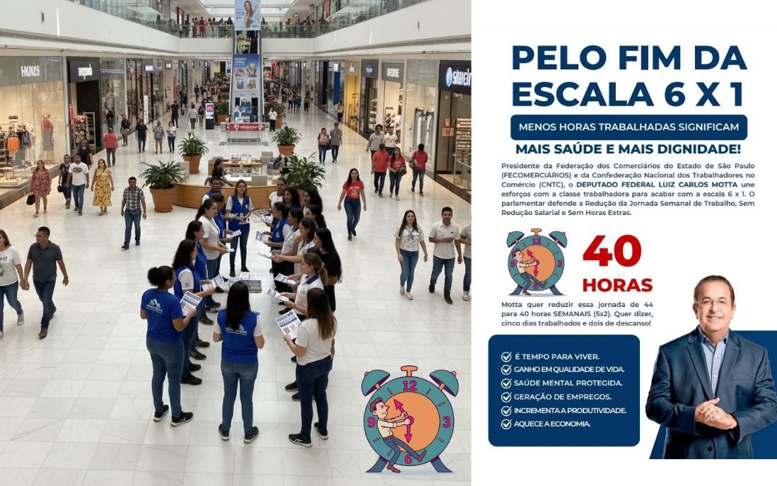 ‘Relógio’ das 40 horas chega aos locais de trabalho com informativos impressos e digitais