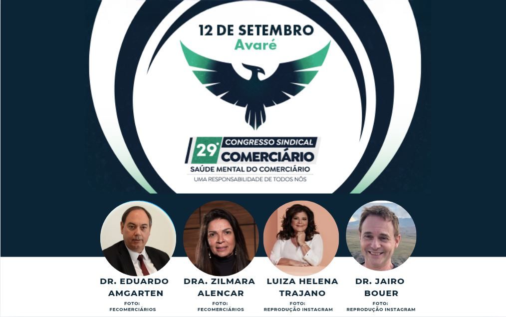 29º Congresso Sindical vai debater a saúde mental dos comerciários