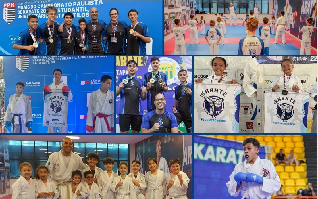 Programa de Iniciação Esportiva em Karatê da Fecomerciários completa quatro anos