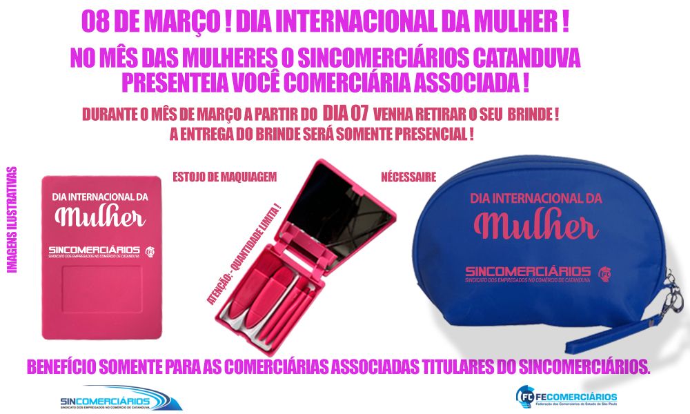 Sincomerciários de Catanduva comemora o Mês das Mulheres
