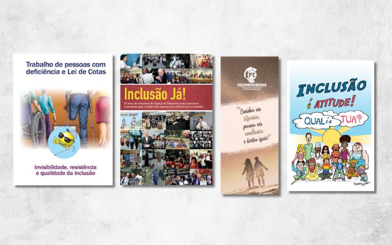Federação disponibiliza publicações editadas com o ‘Espaço da Cidadania’ nos 35 anos da Lei de Cotas