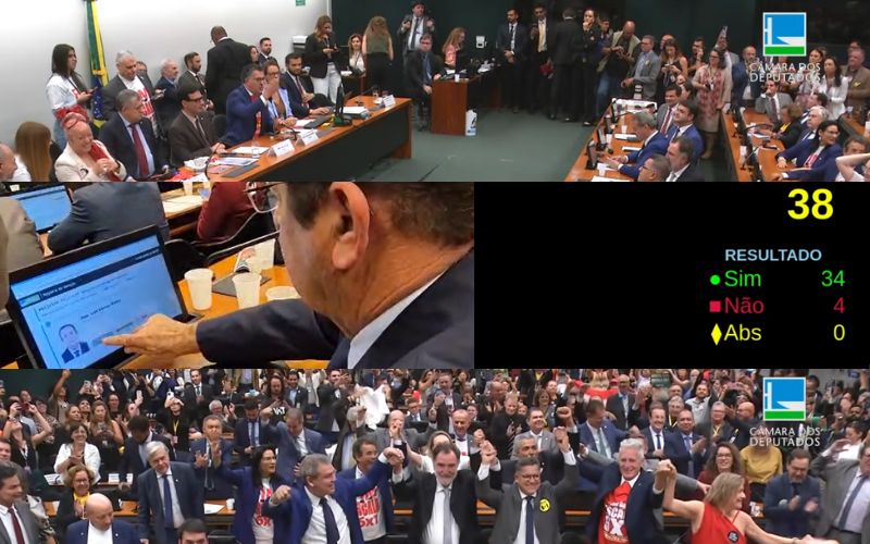 Aprovação por 34 votos do parecer pelo fim da 6X1 contou com forte mobilização dos comerciários