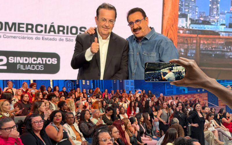 Homenagem aos comerciários no Programa do Ratinho será exibida na sexta, 30