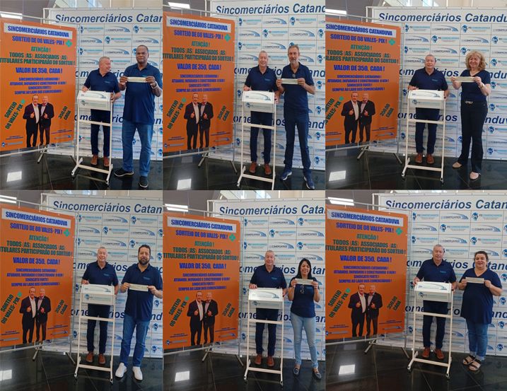 Sincomerciários Catanduva realiza sorteio de vales-Pix